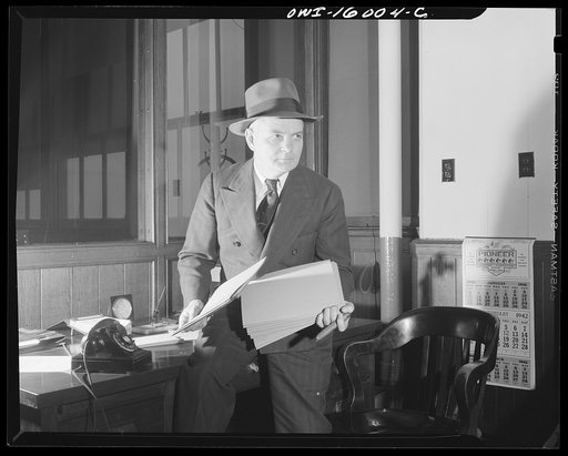 Detroit, Michigan. Superintendent of the new Chrysler plant in Chicago