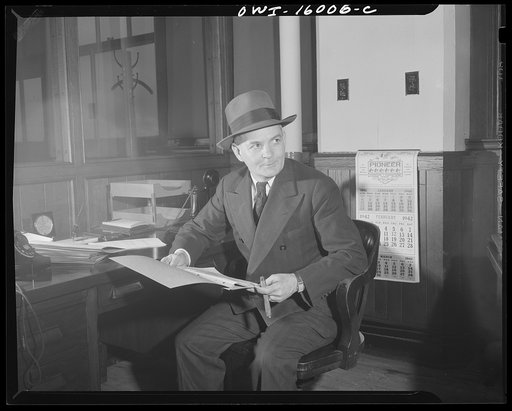 Detroit, Michigan. Superintendent of the new Chrysler plant in Chicago