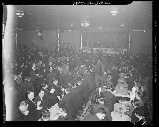 Detroit, Michigan. Delegates at the United Automobile Workers (UAW) international convention