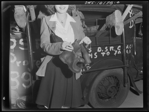 Detroit, Michigan. Scrap collected for salvage at a rally sponsored by the WPA (Work Projects Administration) at the state fairgrounds