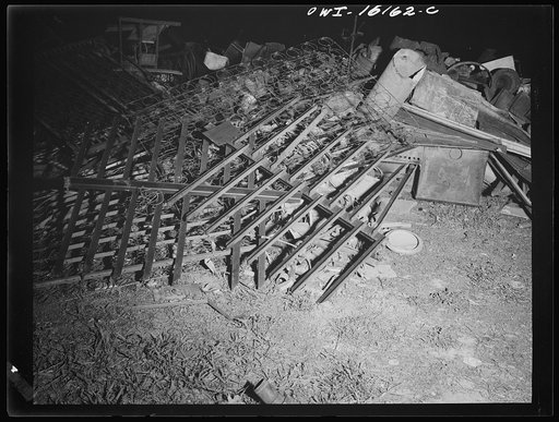 Detroit, Michigan. Scrap collected for salvage at a rally sponsored by the WPA (Work Projects Administration) at the state fairgrounds