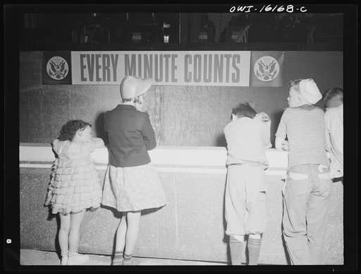Detroit, Michigan. Display at a scrap salvage rally sponsored by the Work Projects Administration (WPA) at the state fairgrounds