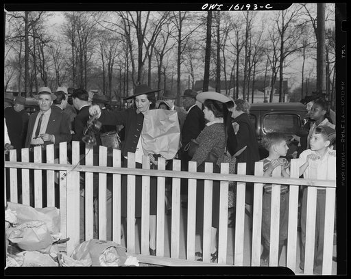Detroit, Michigan. Scrap collected for salvage at a rally sponsored by the Work Projects Administration (WPA) at the state fairgrounds