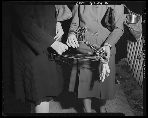 Detroit, Michigan. Scrap collected for salvage at a rally sponsored by the Work Projects Administration (WPA) at the state fairgrounds