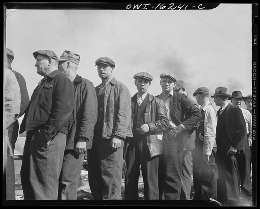 Detroit, Michigan. Election of officers to the Ford local 600, United Automobile Workers, Congress of Industrial Organizations. 80,000 River Rouge Ford plant workers voted