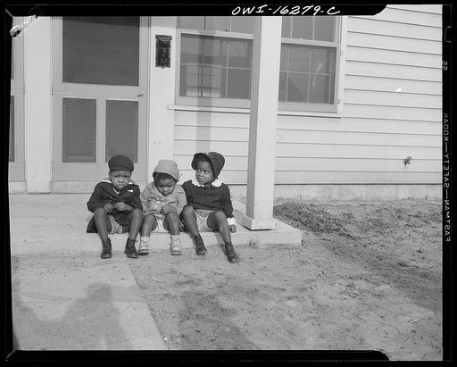 Untitled photo, possibly related to: Detroit, Michigan. Typical Negro family at Sojourner Truth homes