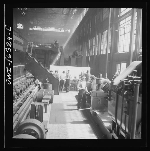 Dearborn Michigan. National Labor Relations Board election for union representation at the River Rouge Ford plant. Workers voting
