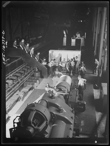 Dearborn, Michigan. National Labor Relations Board election for union representation at the River Rouge Ford plant. Workers balloting