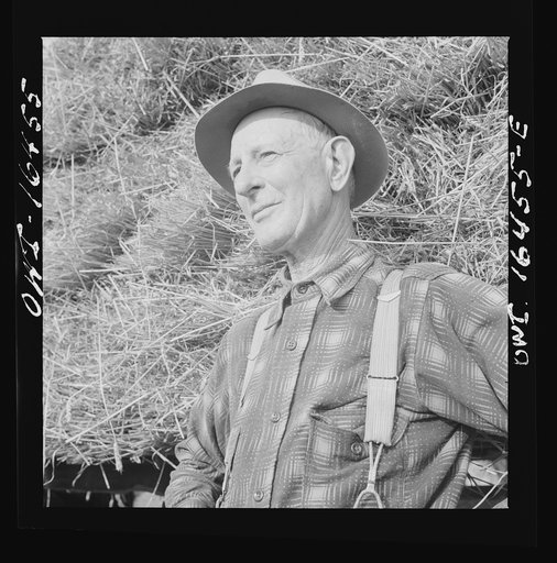 Untitled photo, possibly related to: Jackson, Michigan. A typical farmer