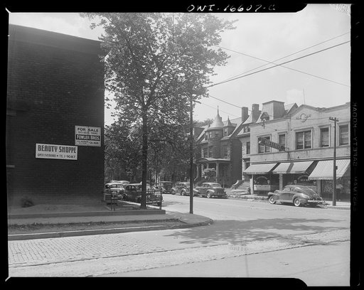 Detroit, Michigan. Neighborhood where Charles A. Lindbergh was born