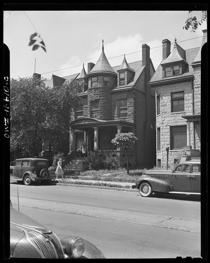 Detroit, Michigan. House where Charles A. Lindbergh was born