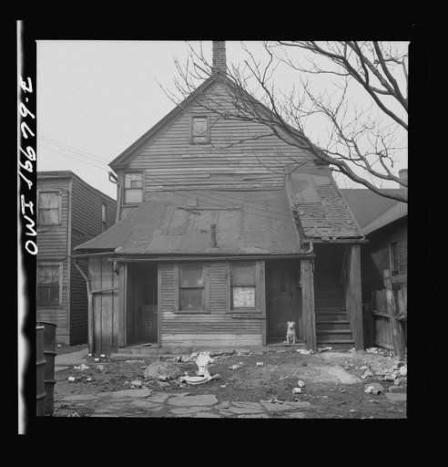 Detroit, Michigan. Negro residence. These are conditions under which families originally lived before moving to the Sojourner Truth housing project