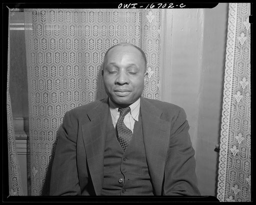 Untitled photo, possibly related to: Detroit, Michigan. This man worked at Ford factory but was unable to live in a decent place until Sojourner Truth homes were open for occupancy
