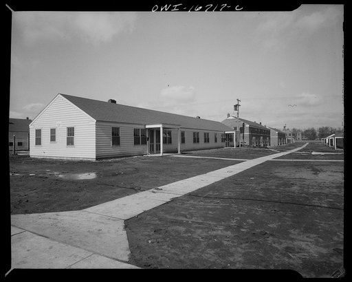 Detroit, Michigan. Various units of the Sojourner Truth homes, a new U.S. federal housing project