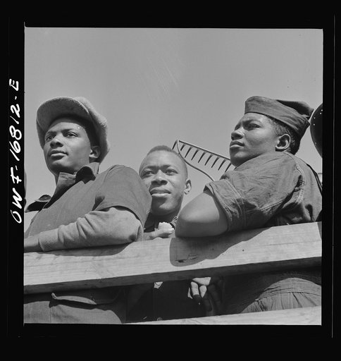 Daytona Beach, Florida. Bethune-Cookman College. Students waiting to be taken to the agricultural school farm where they will learn modern methods