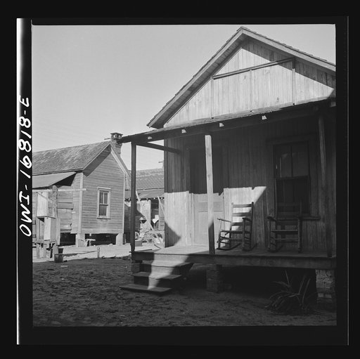 Daytona Beach, Florida. Scene in the Negro section
