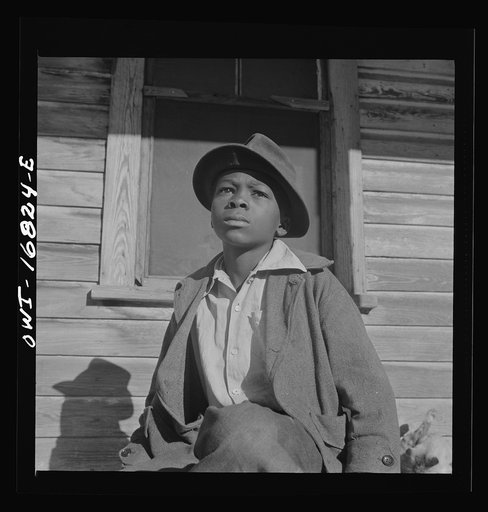 Daytona Beach, Florida. Young boy whose ambition is to become a soldier