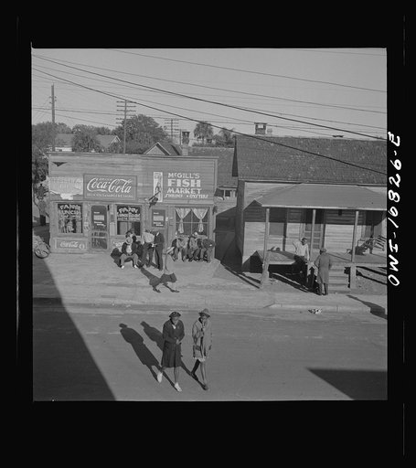 Daytona Beach, Florida. Sunday morning street scene