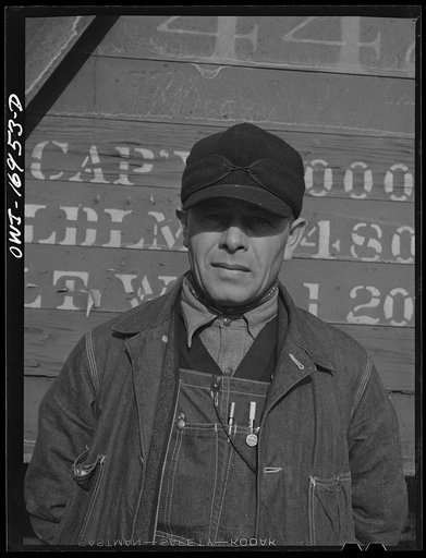 Untitled photo, possibly related to: Blue Island, Illinois. Portrait of Daniel Senise