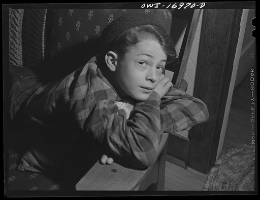 Untitled photo, possibly related to: Blue Island, Illinois. Portrait of Bobby Senise
