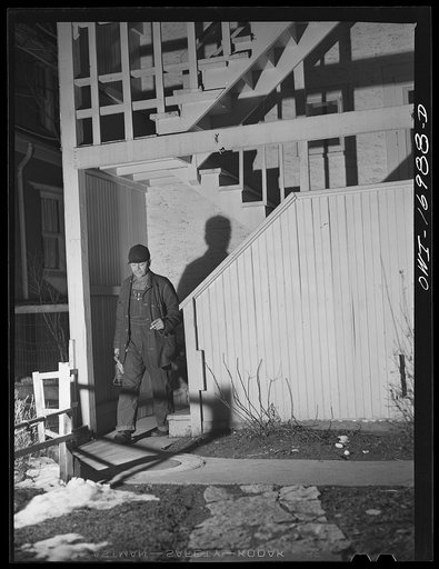Blue Island, Illinois. Daniel Senise is due at work at 7:30 a.m. It is still quite dark when he leaves the house in the morning