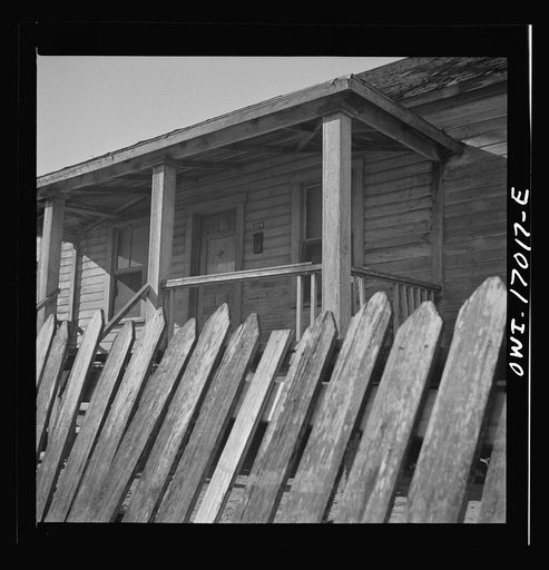 Untitled photo, possibly related to: Daytona Beach, Florida. Home in the Negro section