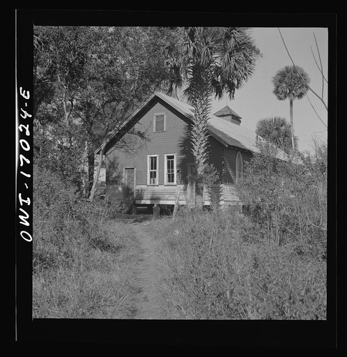 Daytona Beach, Florida. Church in the Negro section