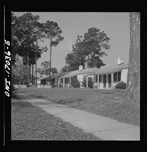 Daytona Beach, Florida. Low rent housing projects for Negroes near Bethune-Cookman College