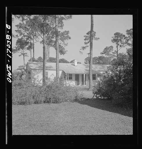Daytona Beach, Florida. Low rent housing projects for Negroes near Bethune-Cookman College