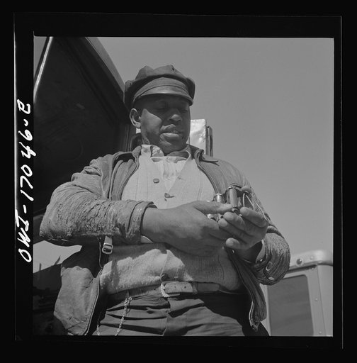 Daytona Beach, Florida. Bus driver