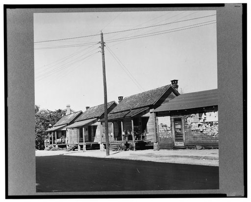 Daytona Beach, Florida. Homes in the Negro section