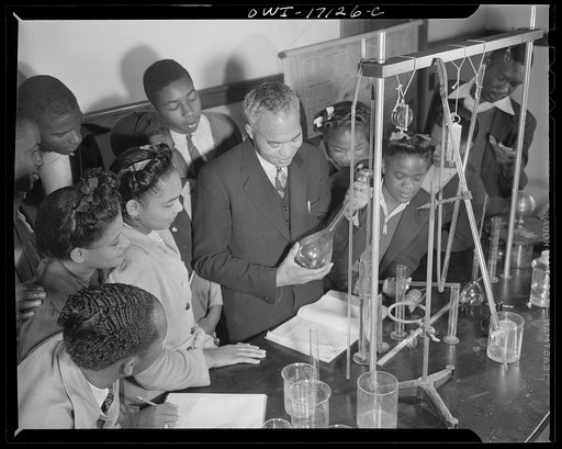 Daytona Beach, Florida. Bethune-Cookman College. Physics class