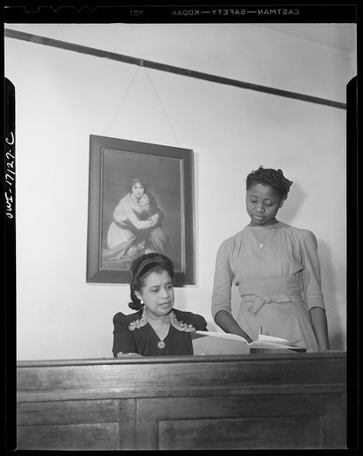 Daytona Beach, Florida. Bethune-Cookman College. Mrs. Deramus, girls' dean