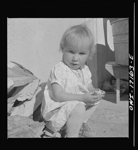 Trampas, New Mexico. The youngest daughter of Juan Lopez