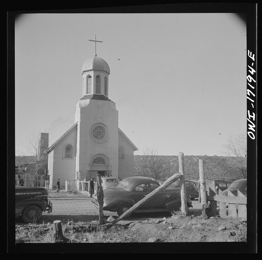 Untitled photo, possibly related to: Penasco, Taos County, New Mexico. Sunday