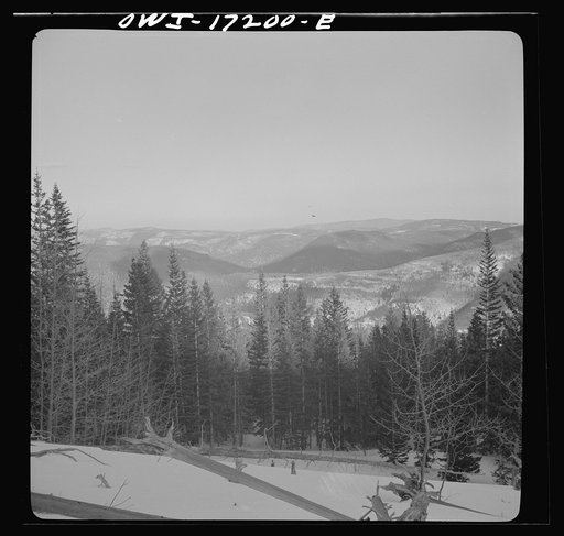 Untitled photo, possibly related to: Winter in the Sangre de Cristo Mountains above Penasco, New Mexico