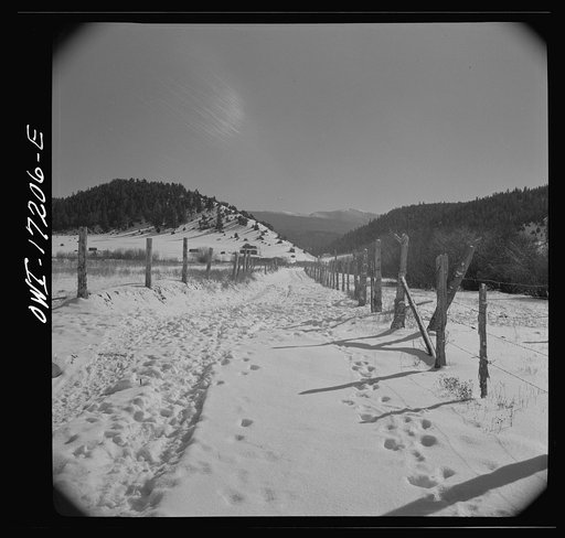 Untitled photo, possibly related to: Penasco (vicinity), New Mexico. A corral