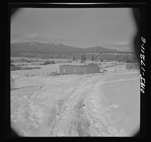 Untitled photo, possibly related to: Penasco (vicinity), Taos County, New Mexico. Valley of Penasco