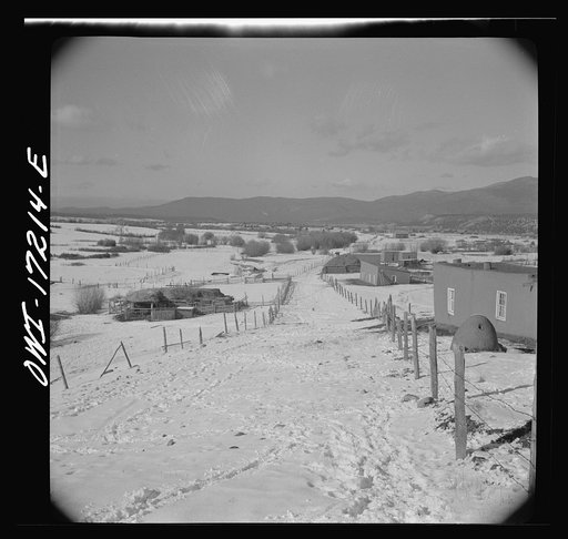 Penasco (vicinity), Taos County, New Mexico. The valley of Penasco