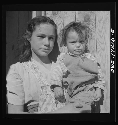 Vadito, New Mexico. A Spanish-American brother and sister