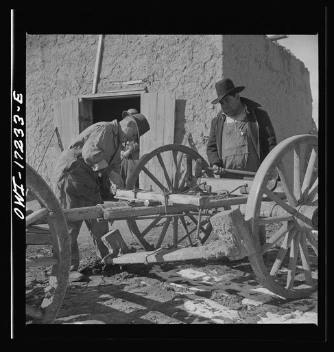 Penasco, Taos County, New Mexico. A blacksmith shop