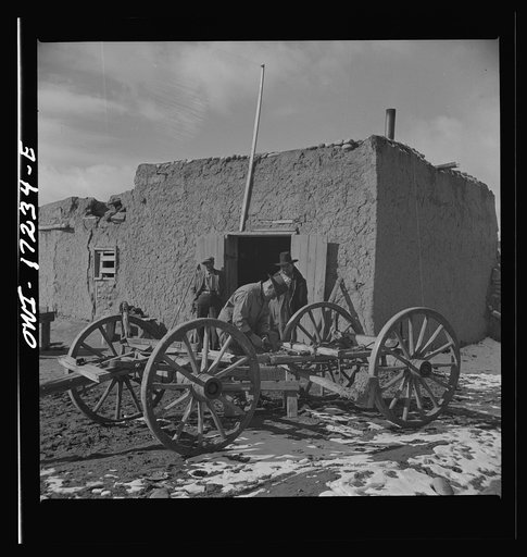 Penasco, Taos County, New Mexico. A blacksmith shop
