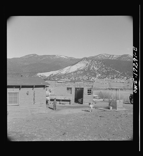 Vadito, Taos County, New Mexico. A very poor Spanish-American home