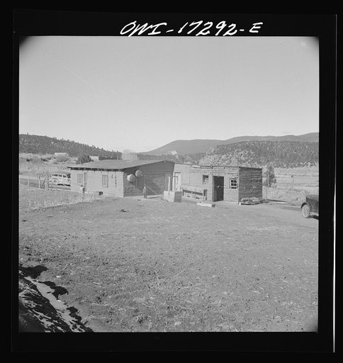 Vadito, Taos County, New Mexico. A very poor Spanish-American home