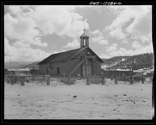 Llano, near Penasco, New Mexico. Church