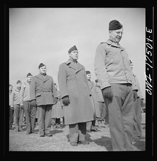 Untitled photo, possibly related to:Carlisle, Pennsylvania. U.S. Army medical field service school. Army doctors drilling