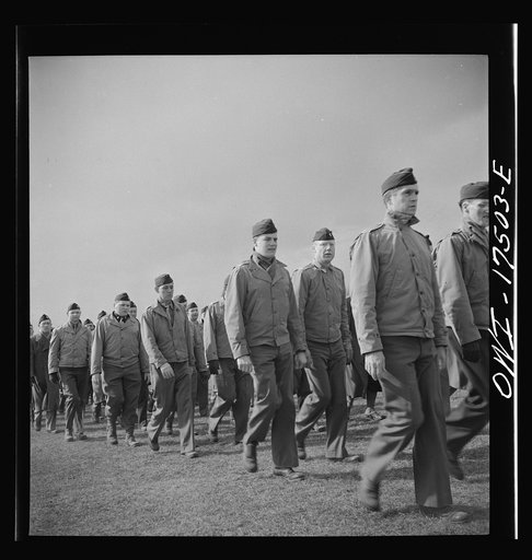 Untitled photo, possibly related to:Carlisle, Pennsylvania. U.S. Army medical field service school. Army doctors drilling
