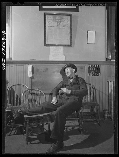 Carlisle, Pennsylvania. Ambulance driver who keeps his ambulance in the firehouse between calls