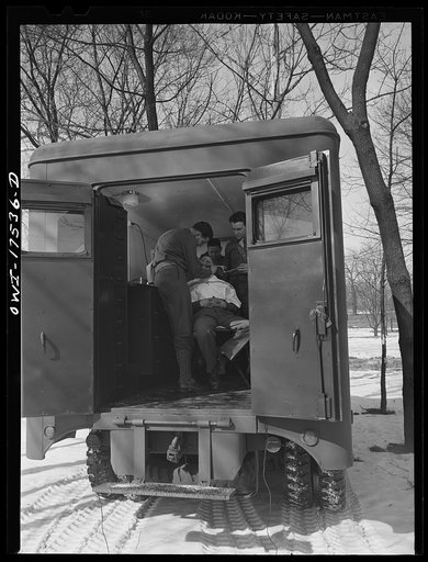 Carlisle, Pennsylvania. U.S. Army medical field service school. Demonstration by the Army dental unit