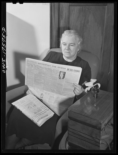Minneapolis, Minnesota. Sister Kenny at home
